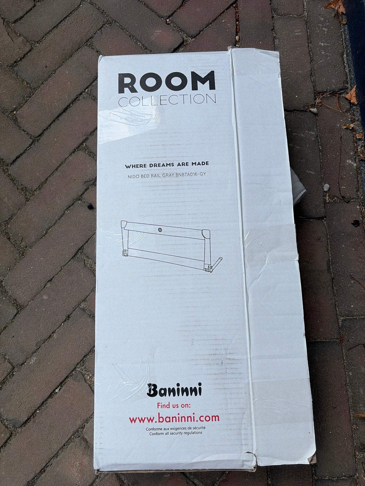 Bedhekje Baninni Nido Bed Rail Grijs - Zo goed als nieuw, Ophalen, Zo goed als nieuw, Minder dan 140 cm, Minder dan 70 cm