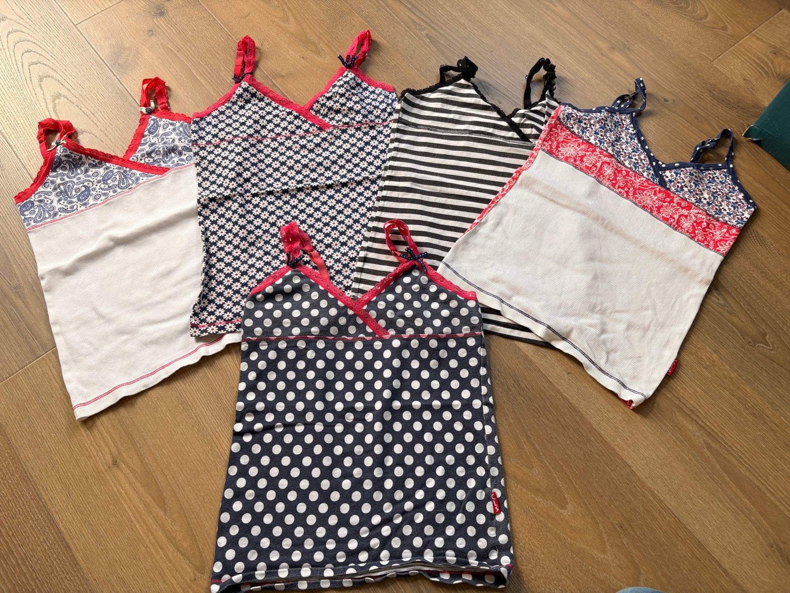 5 Claessens hemdjes maat 140/146, Ophalen of Verzenden, Gebruikt, Meisje, Nacht- of Onderkleding