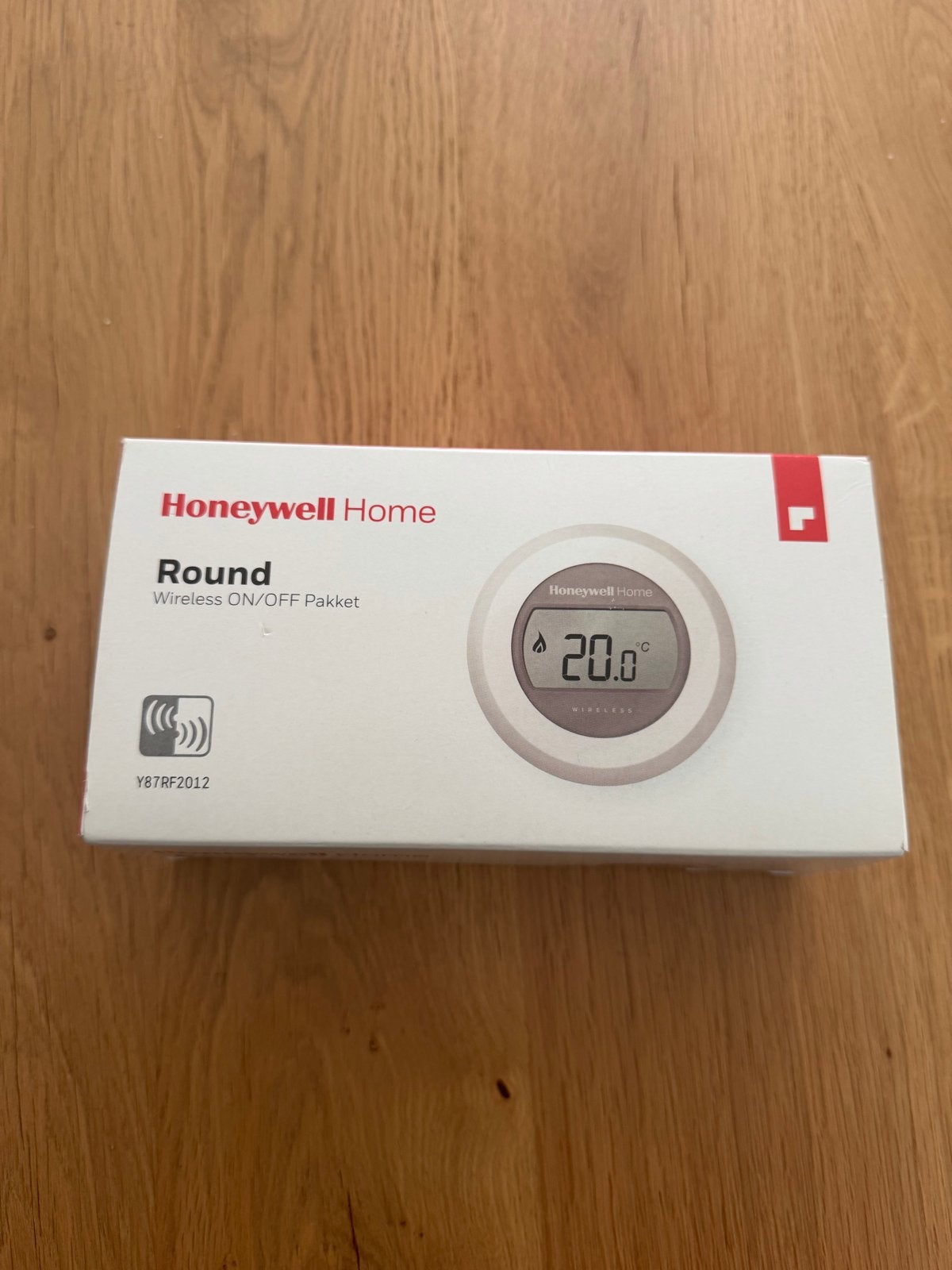 Honeywell Home Round Draadloos ON/OFF Pakket Y87RF2012, Doe-het-zelf en Verbouw, Ophalen of Verzenden, Slimme thermostaat, Nieuw