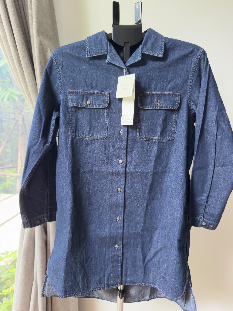 Uniqlo x JW Anderson Denim Dress – New with Tags – Size M, Maat 38/40 (M), Blauw, Nieuw, Ophalen of Verzenden
