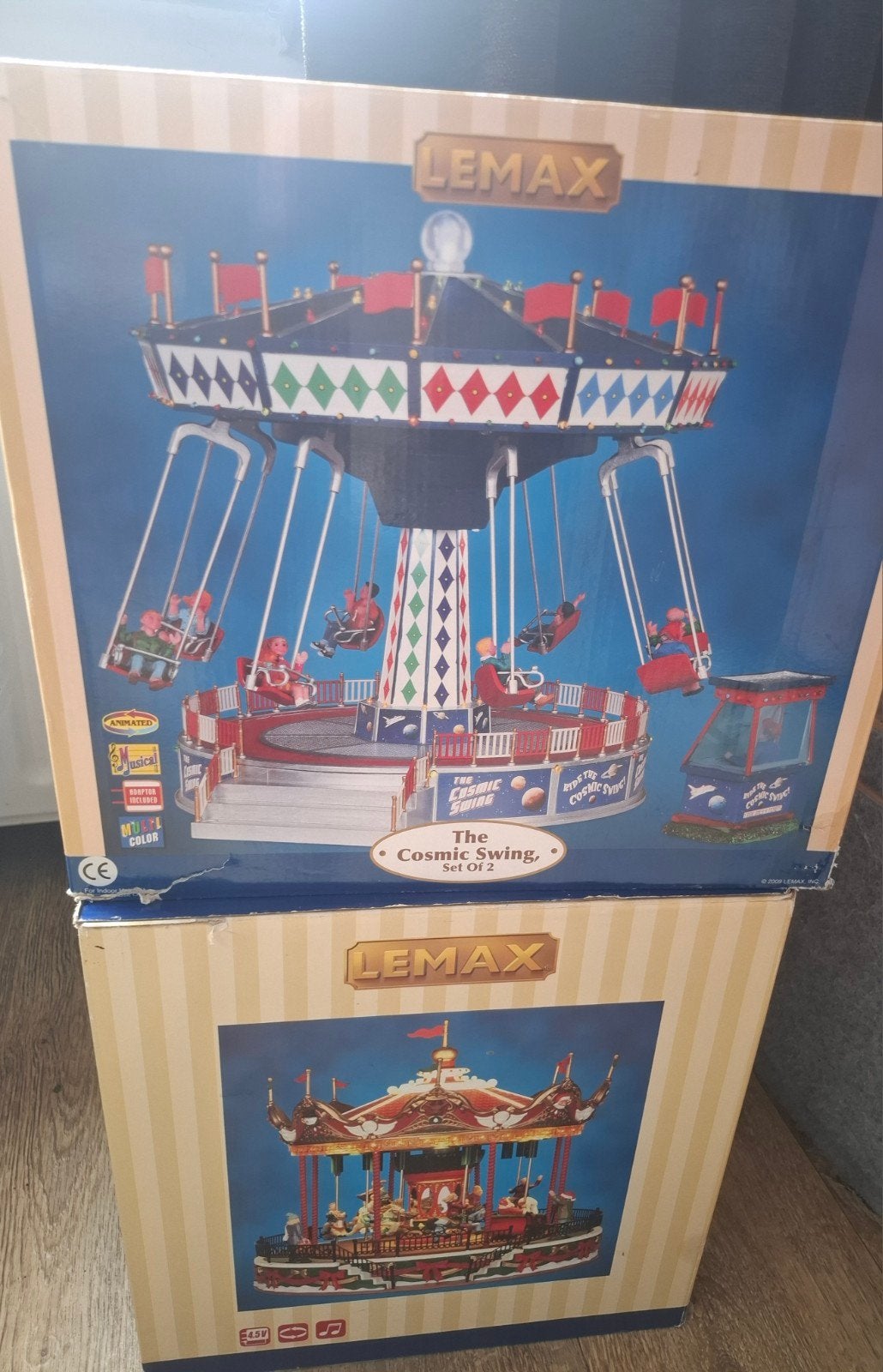 Set van 2 dozen Lemax, Ophalen of Verzenden, Gebruikt