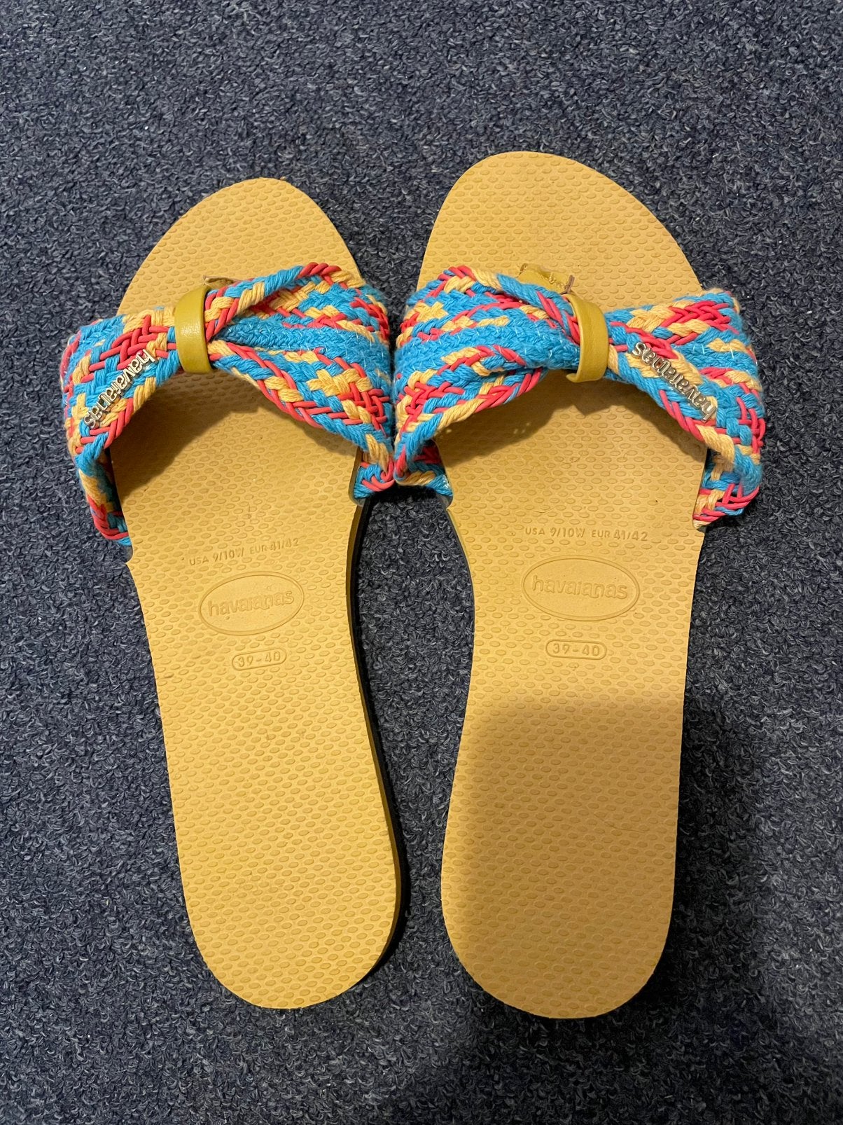 Havaianas Slippers., Slippers, Verzenden, Geel, Nieuw