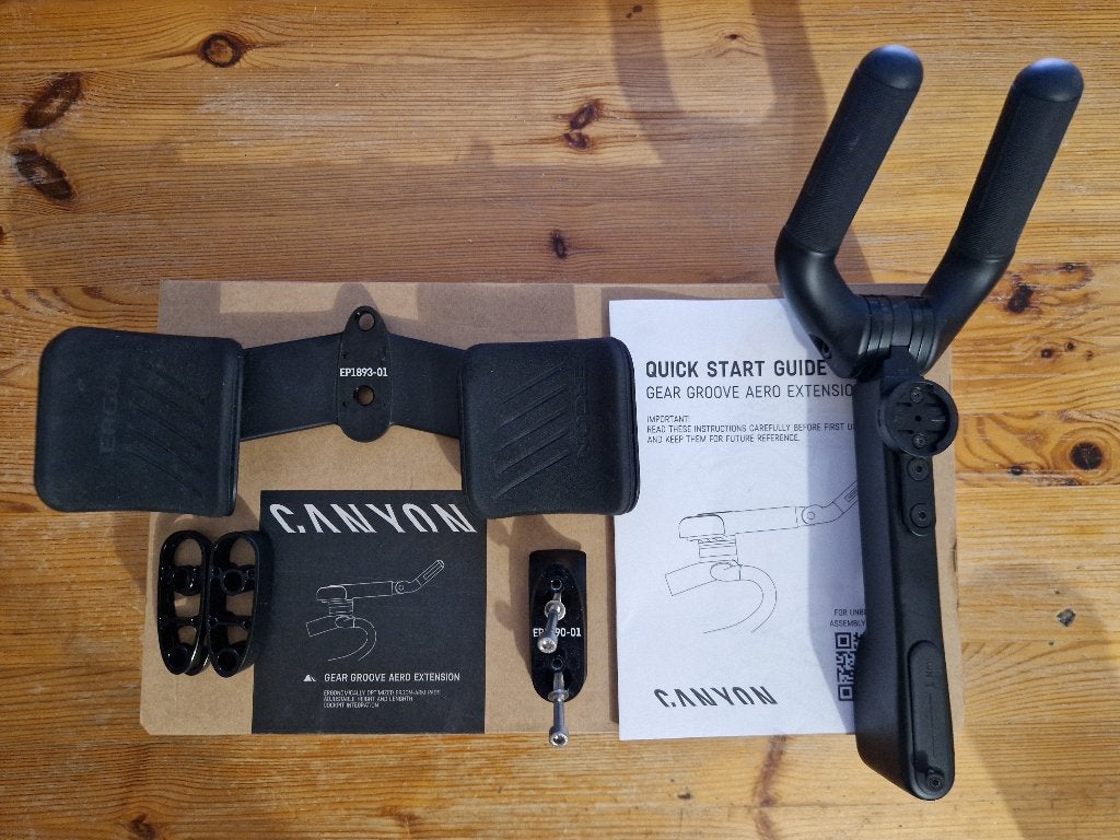 Canyon Gear Groove Aero Extension met Garmin mount, Fietsen en Brommers, Fietsonderdelen, Overige typen, Racefiets, Ophalen of Verzenden