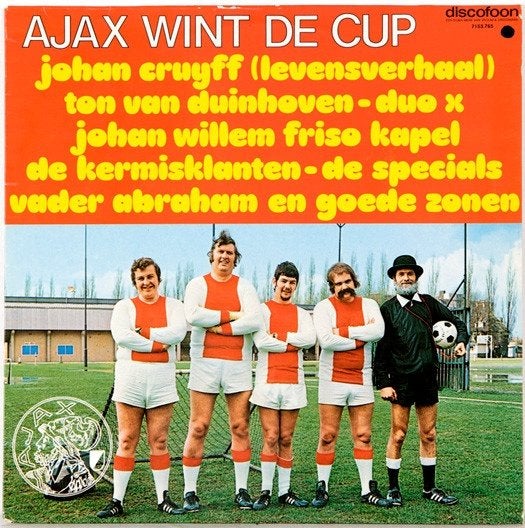 Voetbal L.P. (1973) AJAX wint de Cup (Discofoon), Cd's en Dvd's, Vinyl | Nederlandstalig, LP, Gebruikt, Ophalen of Verzenden, Levenslied of Smartlap