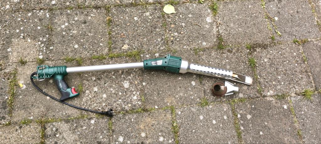 Parkside onkruidbrander met 3 opzetstukken, Tuin en Terras, Ophalen, Gebruikt, Parkside