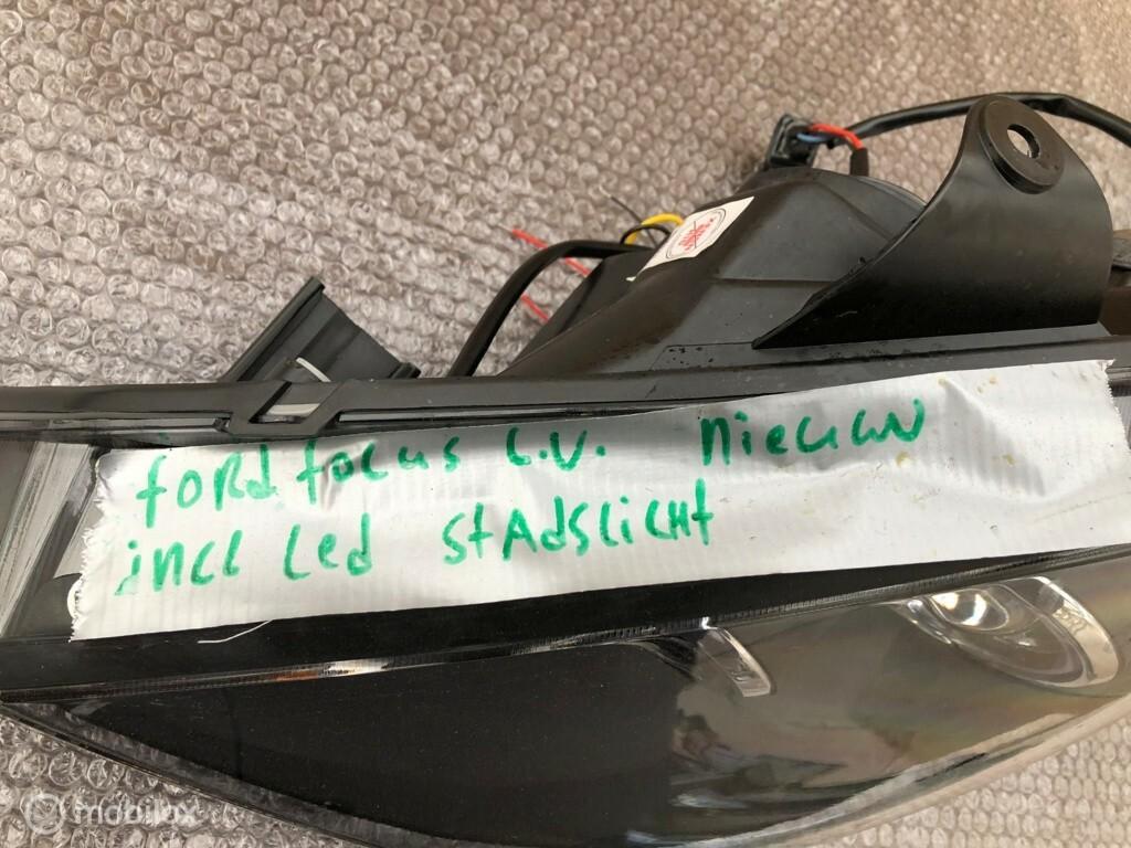 Koplamp links ford focus angel eyes led dagrijverlichting, Auto-onderdelen, Gebruikt, Ophalen of Verzenden