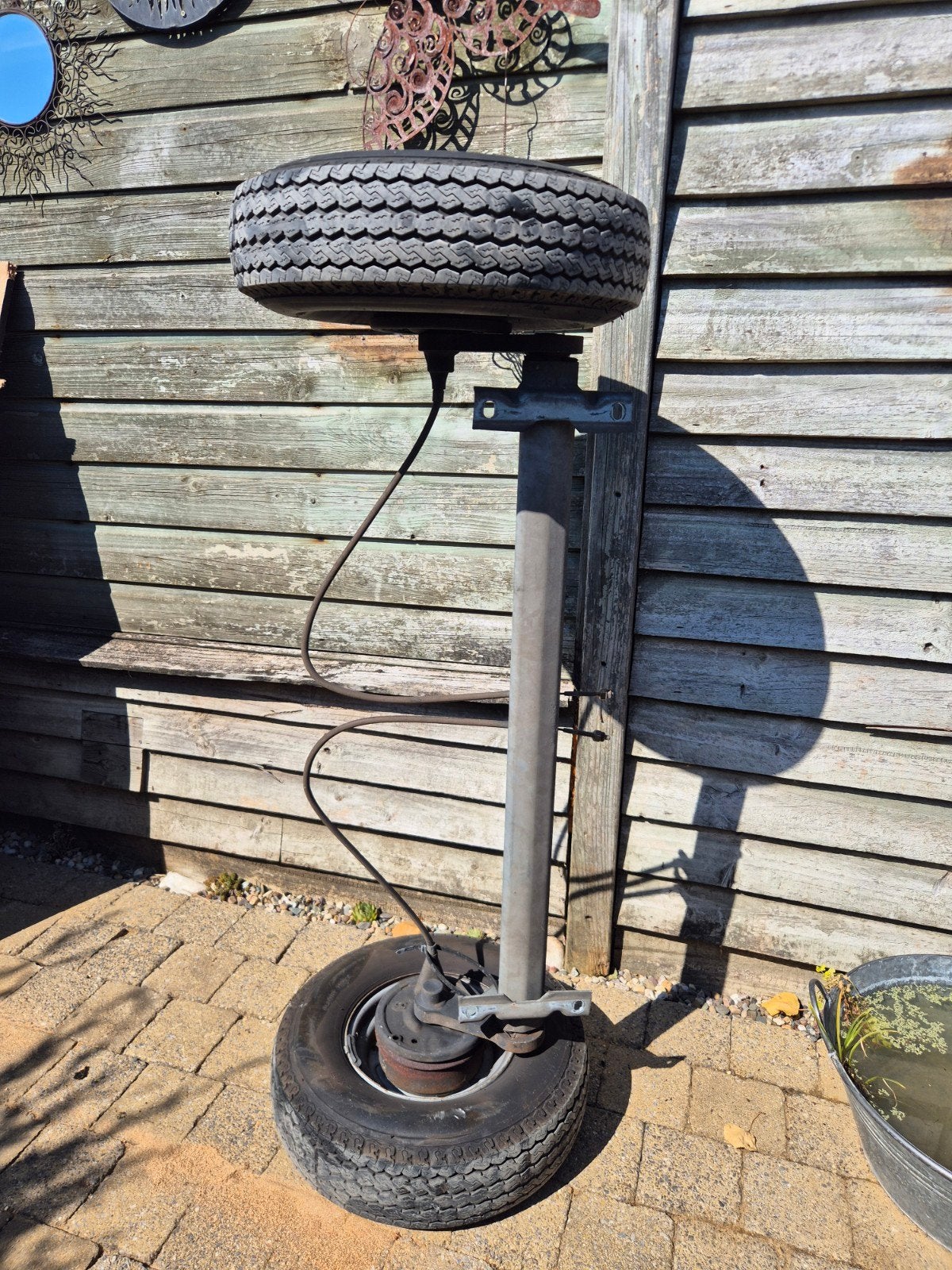 Aanhanger as Franse steek met reservewiel, AL-KO B700-2, Auto diversen, Aanhangwagen-onderdelen, Ophalen