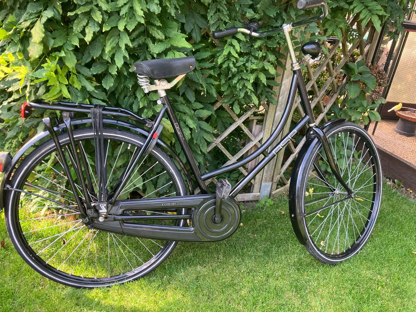 Omafiets met verlichting, slot en terugtraprem, 53 tot 56 cm, Ophalen, Gebruikt, Terugtraprem