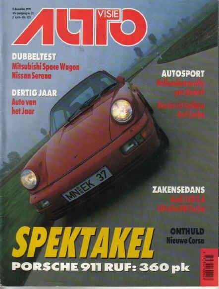 Autovisie 25 1992 : Citroen XM Turbo - Audi 100 2.6E - Opel, Boeken, Ophalen of Verzenden, Gelezen, Algemeen