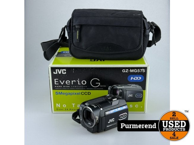 JVC Everio G Series GZ-MG575 Camcorder, JVC, Zo goed als nieuw, Support@jvc.com, JVCKENWOOD USA Corporation
500 Valley Road
Wayne, NJ 07470
USA