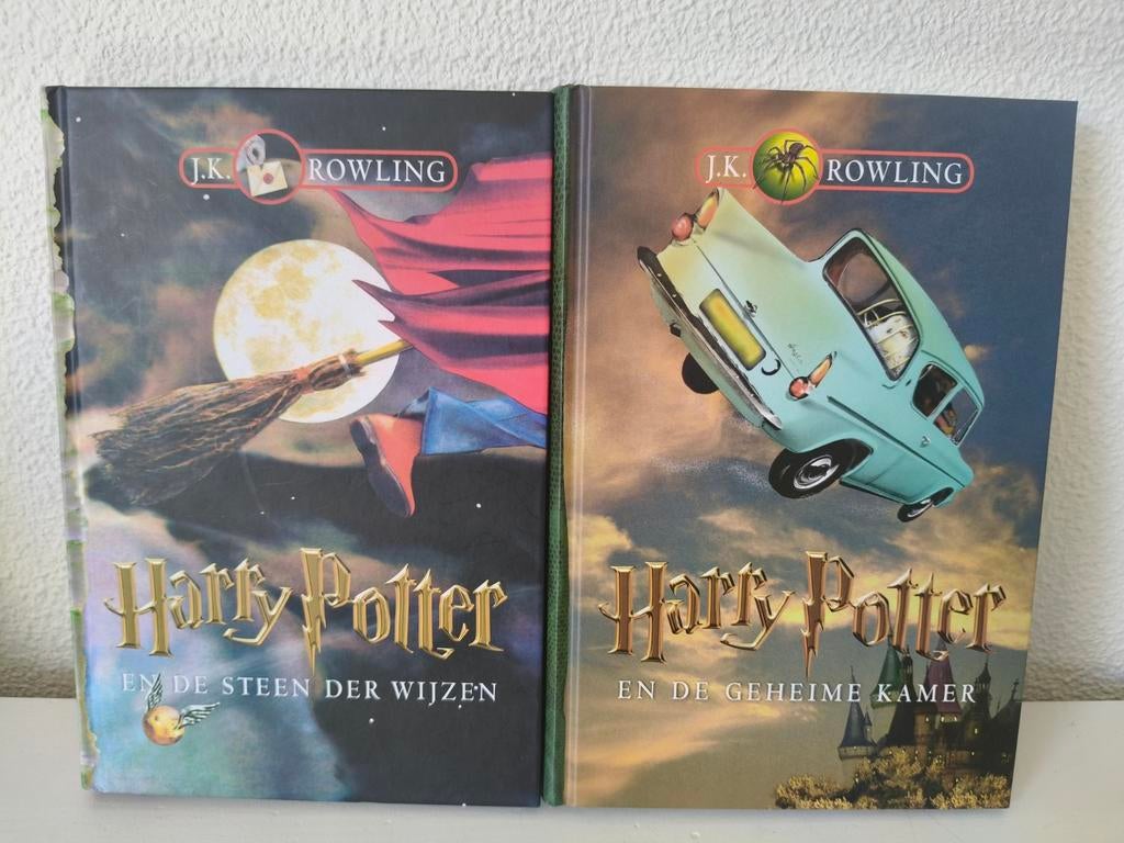 Harry Potter boeken 1 & 2 hardcover Nederlands, Boeken, Ophalen of Verzenden, Gelezen