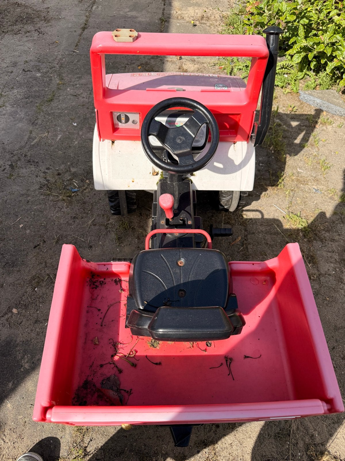 Brandweer trapauto met aanhanger, Kinderen en Baby's, Speelgoed | Buiten | Voertuigen en Loopfietsen, Ophalen, Gebruikt, Trapvoertuig