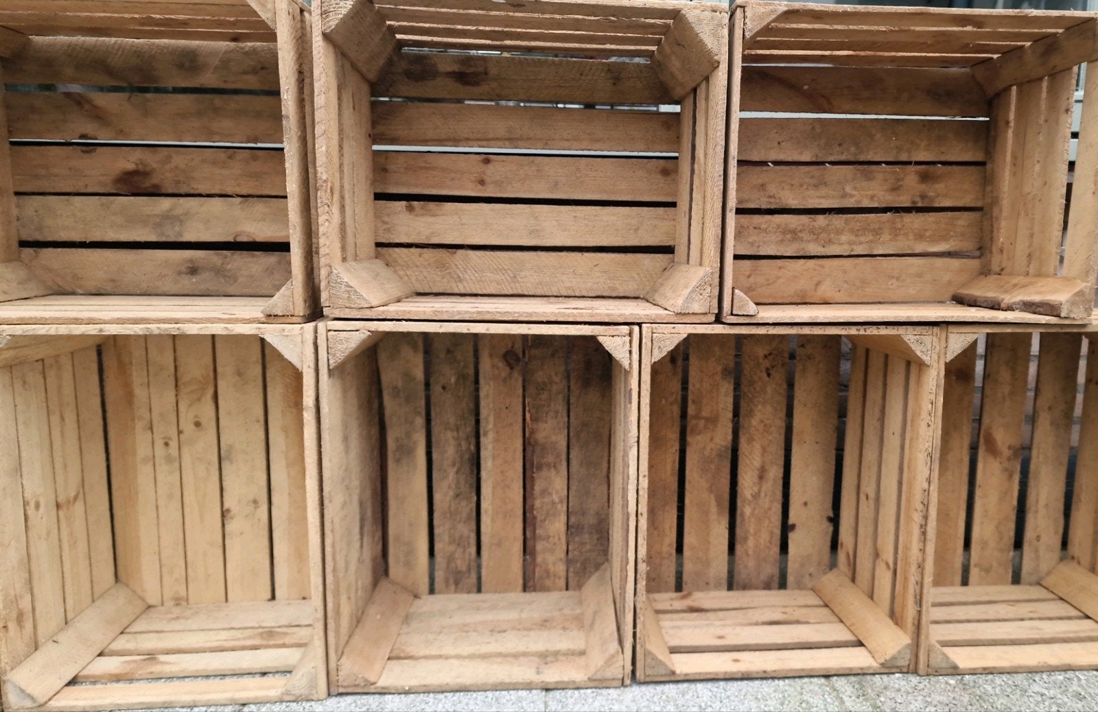fruitkistje veilingkistje, houten kistje veiling kisten krat, Huis en Inrichting, Ophalen