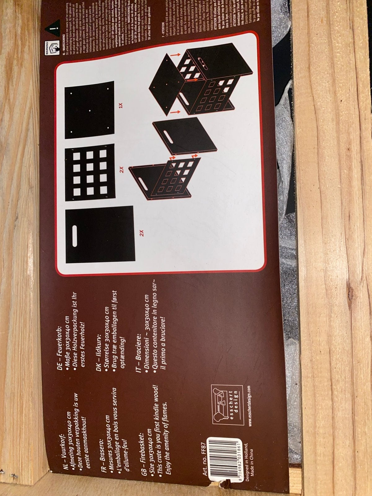 Vuurkorf nieuw, Tuin en Terras, Vuurkorven, Ophalen of Verzenden, Nieuw