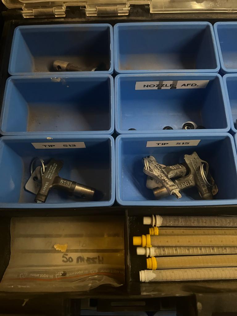 Diverse Tritech spuitnozzles voor professioneel spuitwerk, Doe-het-zelf en Verbouw, Schildersmaterialen, Ophalen of Verzenden