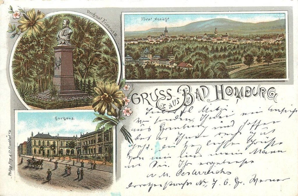 379-119-007 Bad Homburg  Litho, Verzenden, Voor 1920, Duitsland