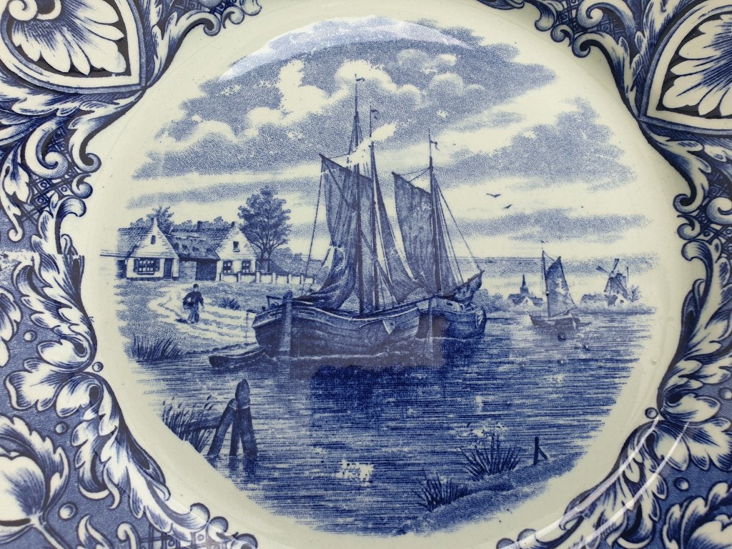 Delfts blauw bord Thomas Ragout Maastricht Royal Sphinx, Antiek en Kunst, Ophalen of Verzenden