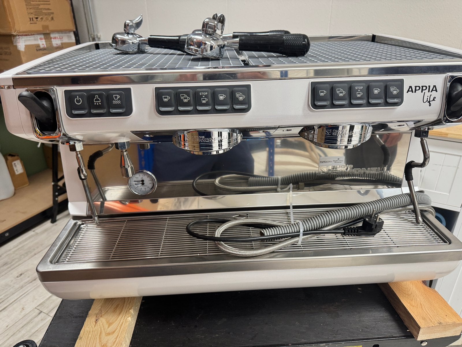 Nuova Simonelli Appia Life 2 Group Nieuw, Ophalen, Zo goed als nieuw, Koffiemachine