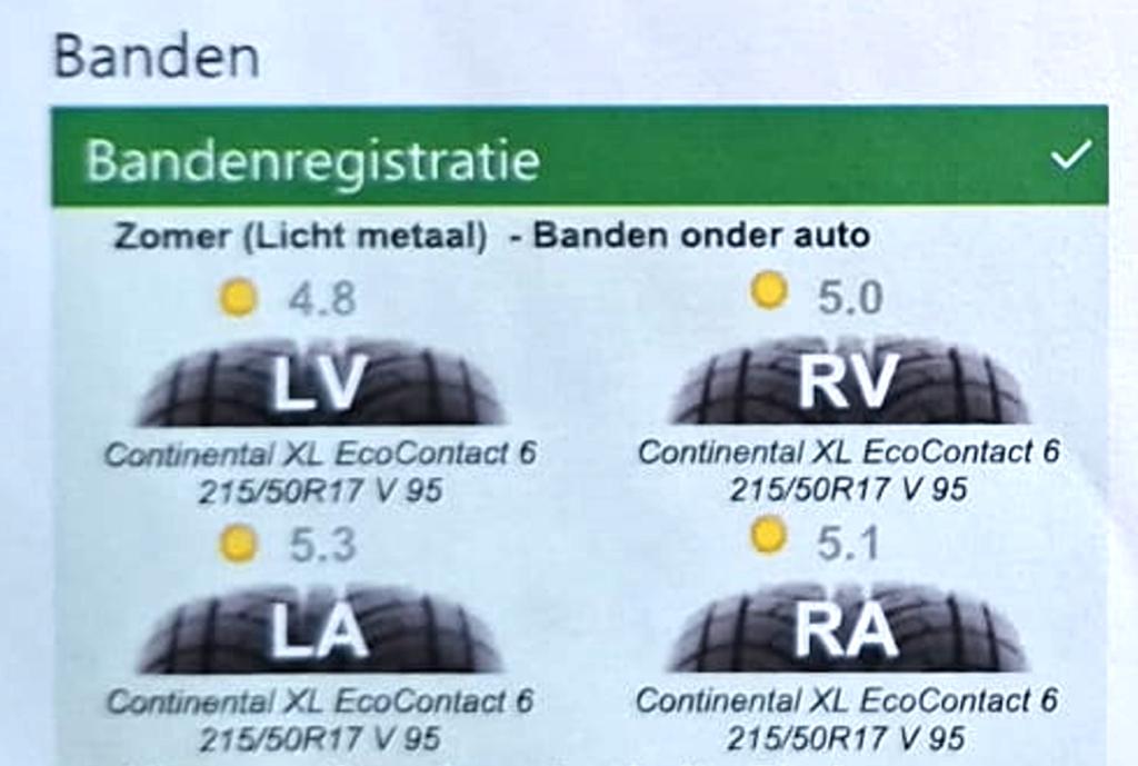 Zomerbanden 215/50R17 Continental EcoContact 6, Ophalen, 17 inch, Band(en), Zomerbanden