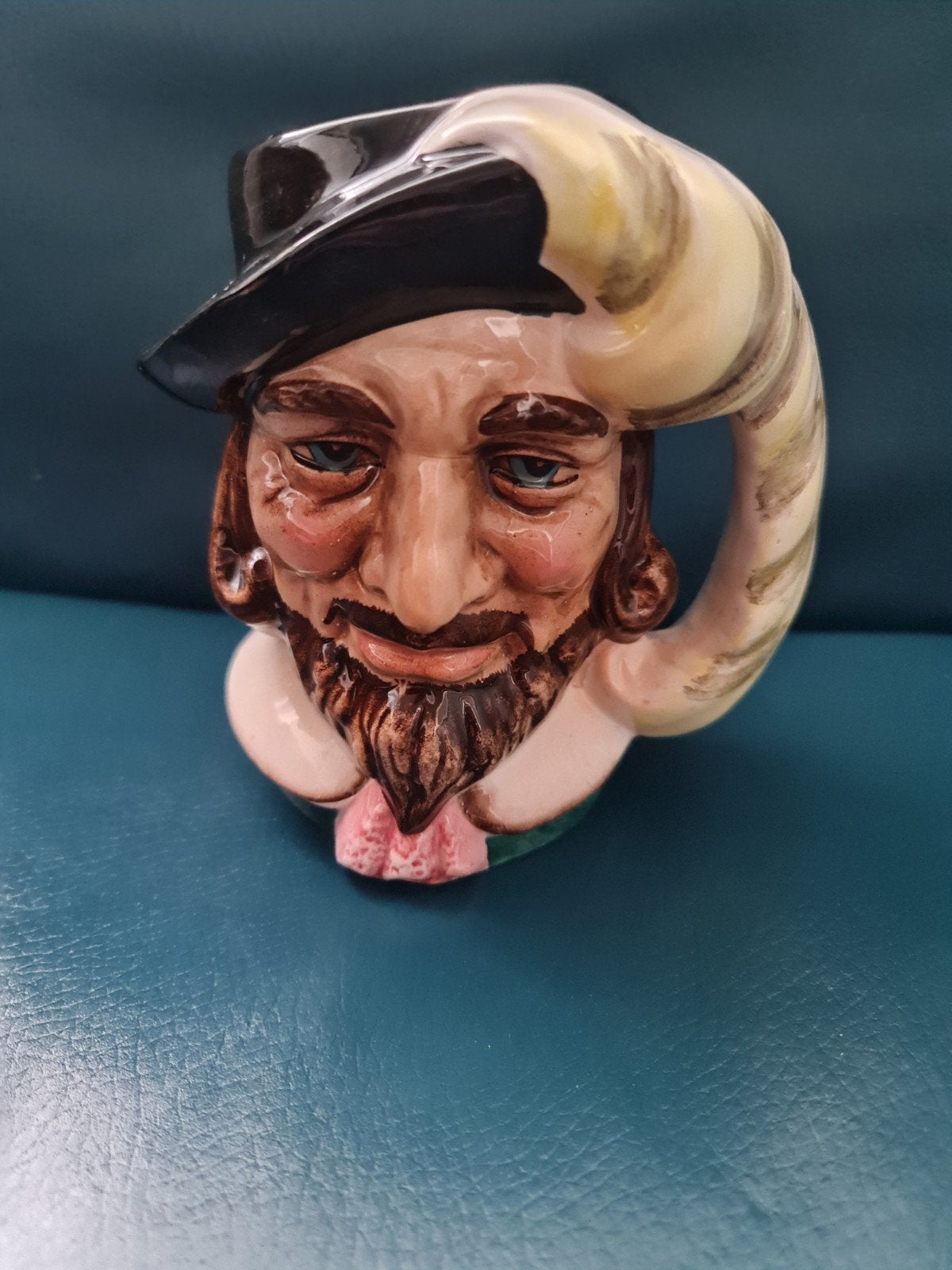Vintage Toby Jug - Man met hoed en baard, Ophalen of Verzenden