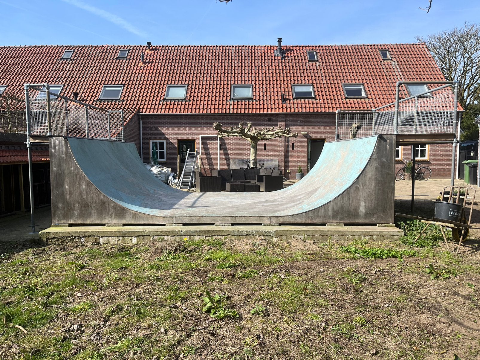 Grote miniramp / halfpipe, Ophalen
