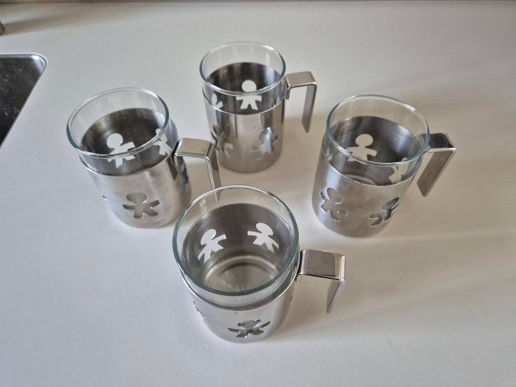 Alessi theeglazen girotondo, Ophalen of Verzenden, Zo goed als nieuw