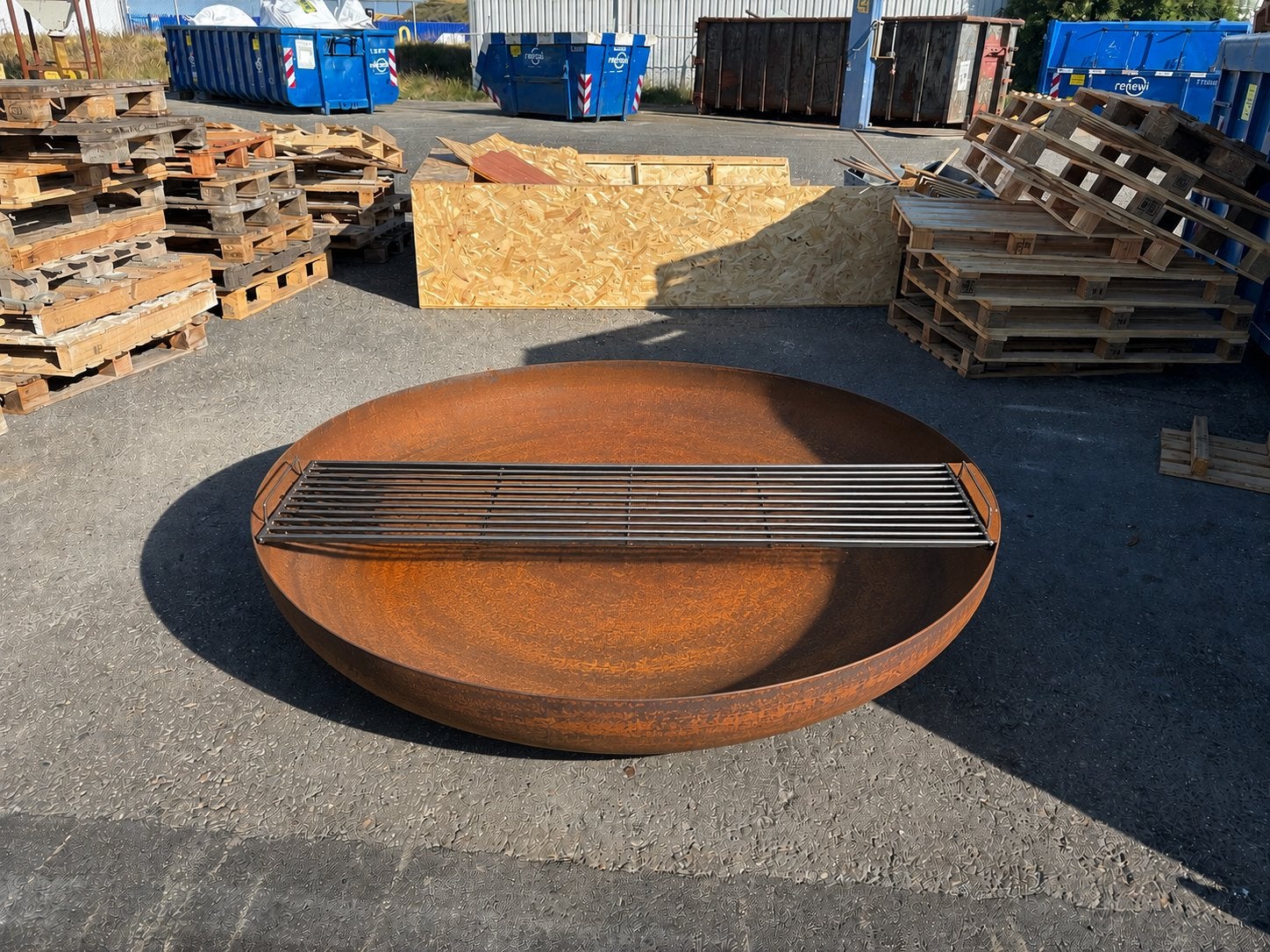 Grote vuurschaal BBQ, Ophalen, Zo goed als nieuw