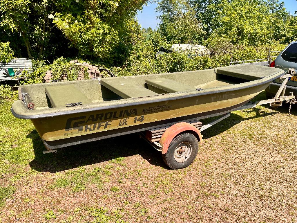 Visboot, plezierboot Carolina Skiff 14”, Ophalen, Overige merken, 4 m, 1 m
