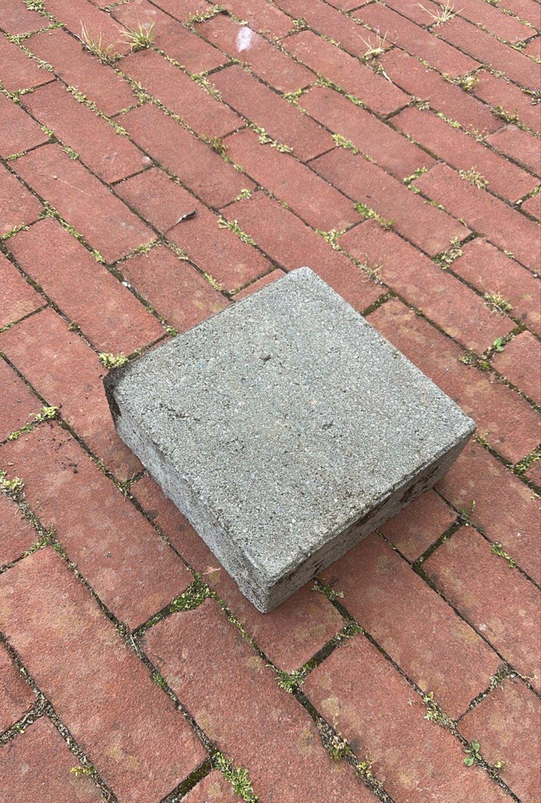 Grijze betontegels (gebruikt) 20x20x8 cm 90 stuks, Ophalen, Overige materialen, Gebruikt, 20 tot 40 cm