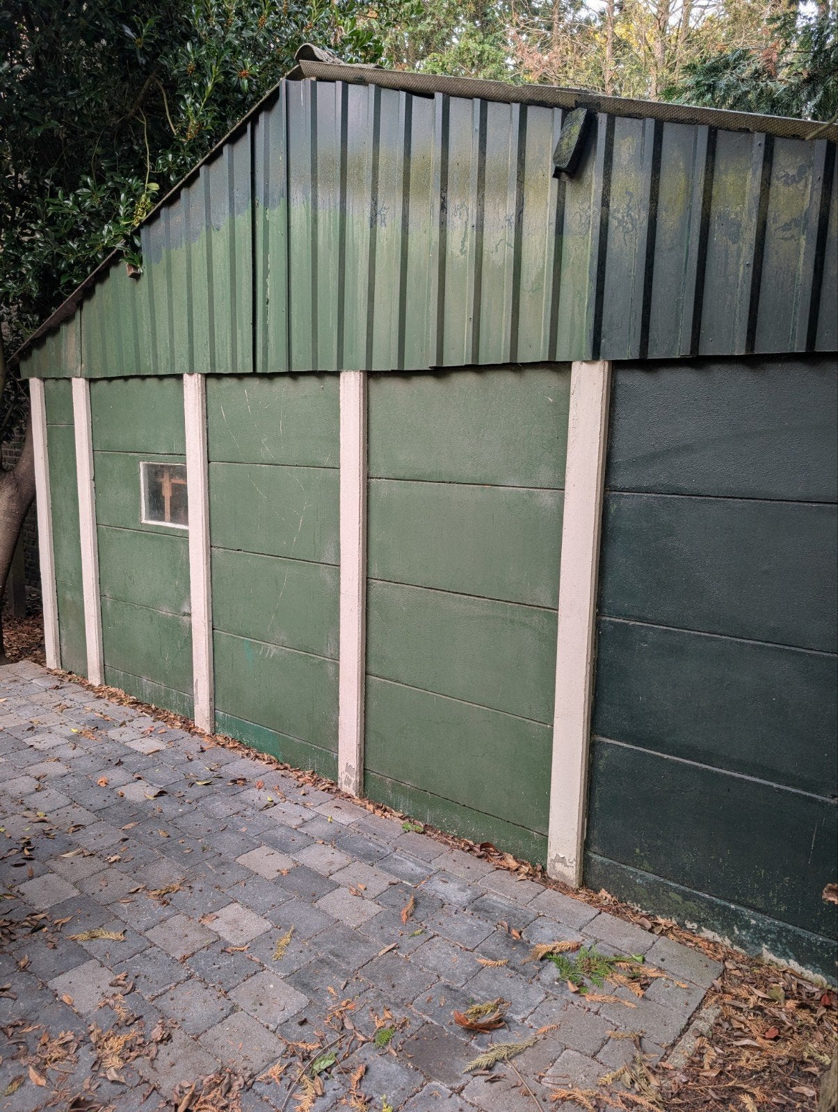 Schuurtje van betonnen blokken, Ophalen, Gebruikt, Overige materialen, Schuur
