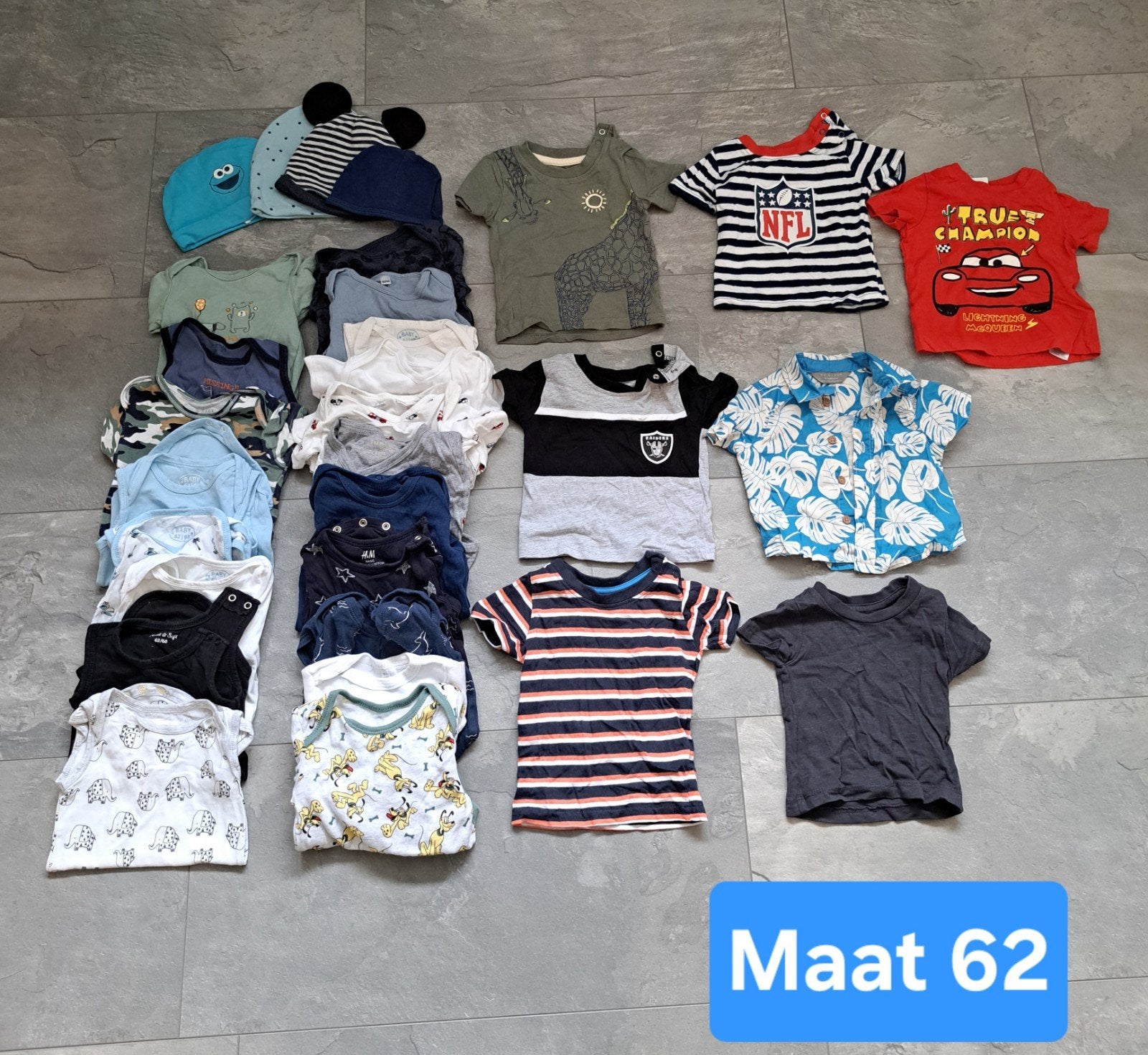 Jongens kleding pakket maat 62, Kinderen en Baby's, Babykleding | Maat 68, Ophalen, Gebruikt, Diverse merken, Setje