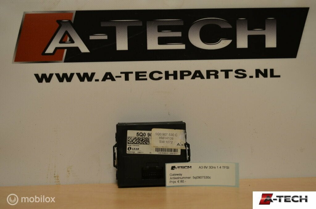 Gateway module Audi A3 8V 2.0 TFSI S3 ('13-'18) 5q0907530c, Auto-onderdelen, Audi, Gebruikt, Audi, Ophalen of Verzenden