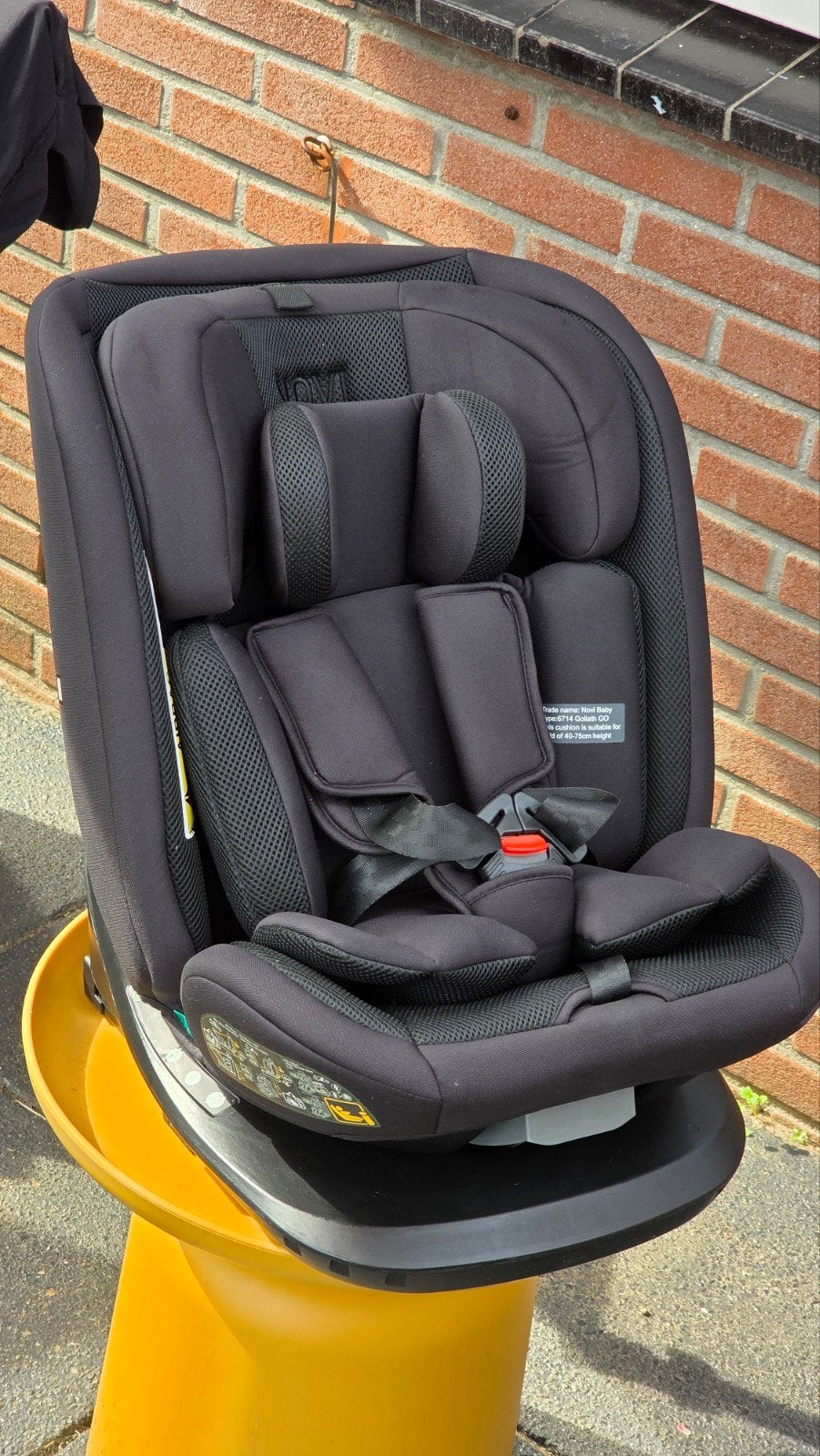 Novi Baby Goliath GO i-Size 360 Autostoel (40-150 cm), Kinderen en Baby's, Autostoeltjes, Ophalen, Zo goed als nieuw, Overige merken
