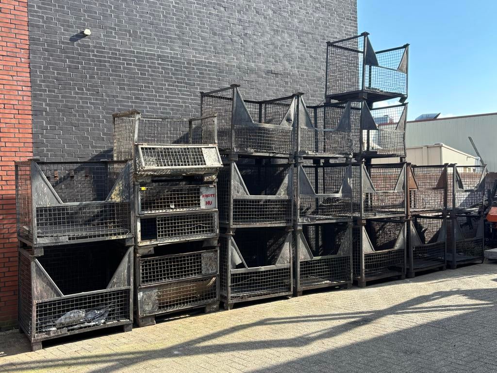 Gitterbox gaascontainers - Diverse condities (A t/m D), Ophalen, Gebruikt, 100 cm of meer, 60 cm of meer