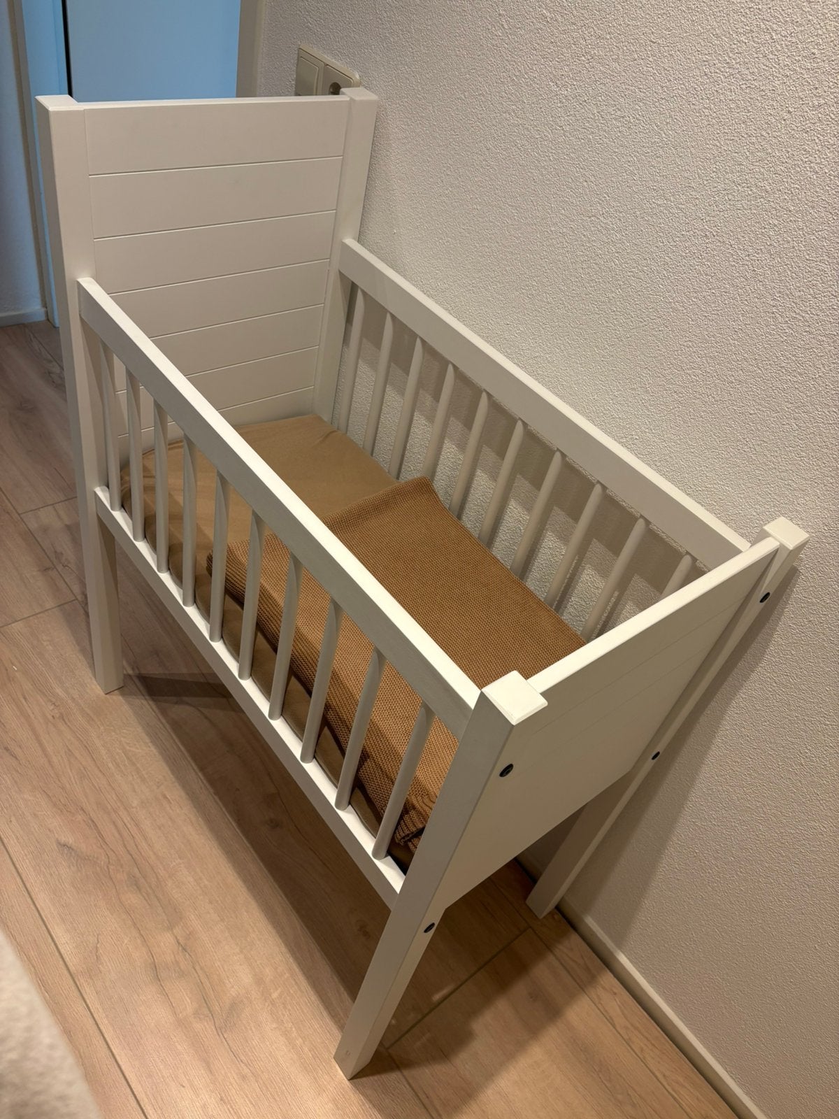 Kidsmill Noa Wieg Mat Wit, Ophalen, Zo goed als nieuw, Wieg