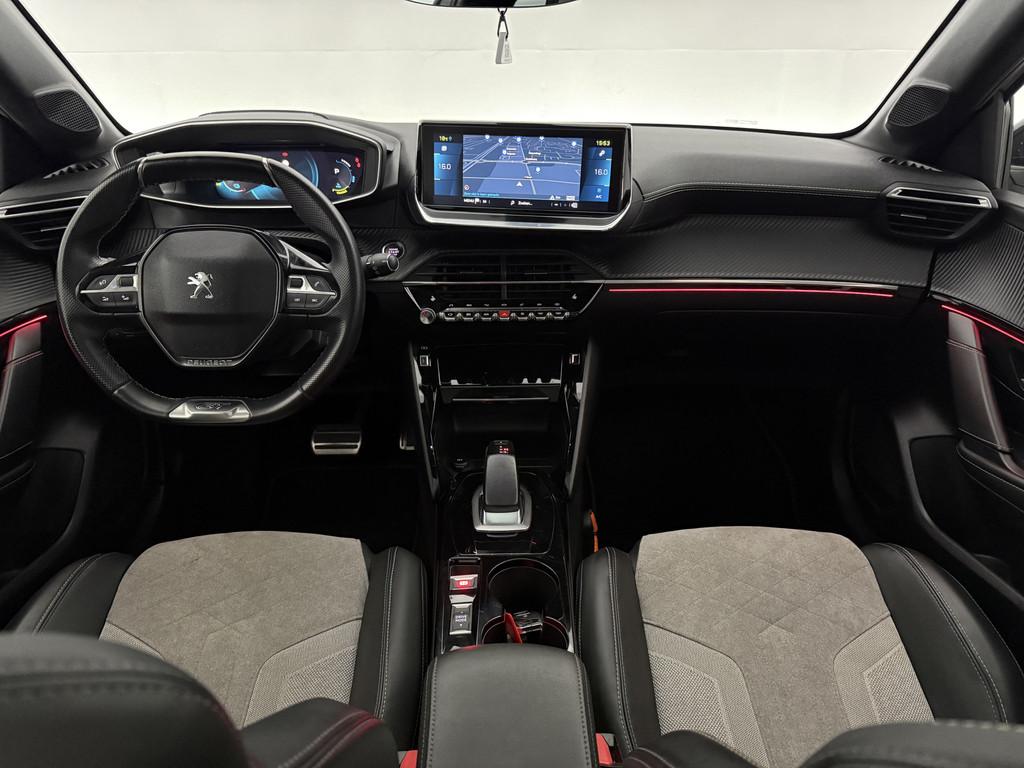 Peugeot e-208 EV GT 50 kWh | Snelladen | SOH 93% | Pano | Sf, Gebruikt, Wit, Origineel Nederlands, Onderhoudsboekje