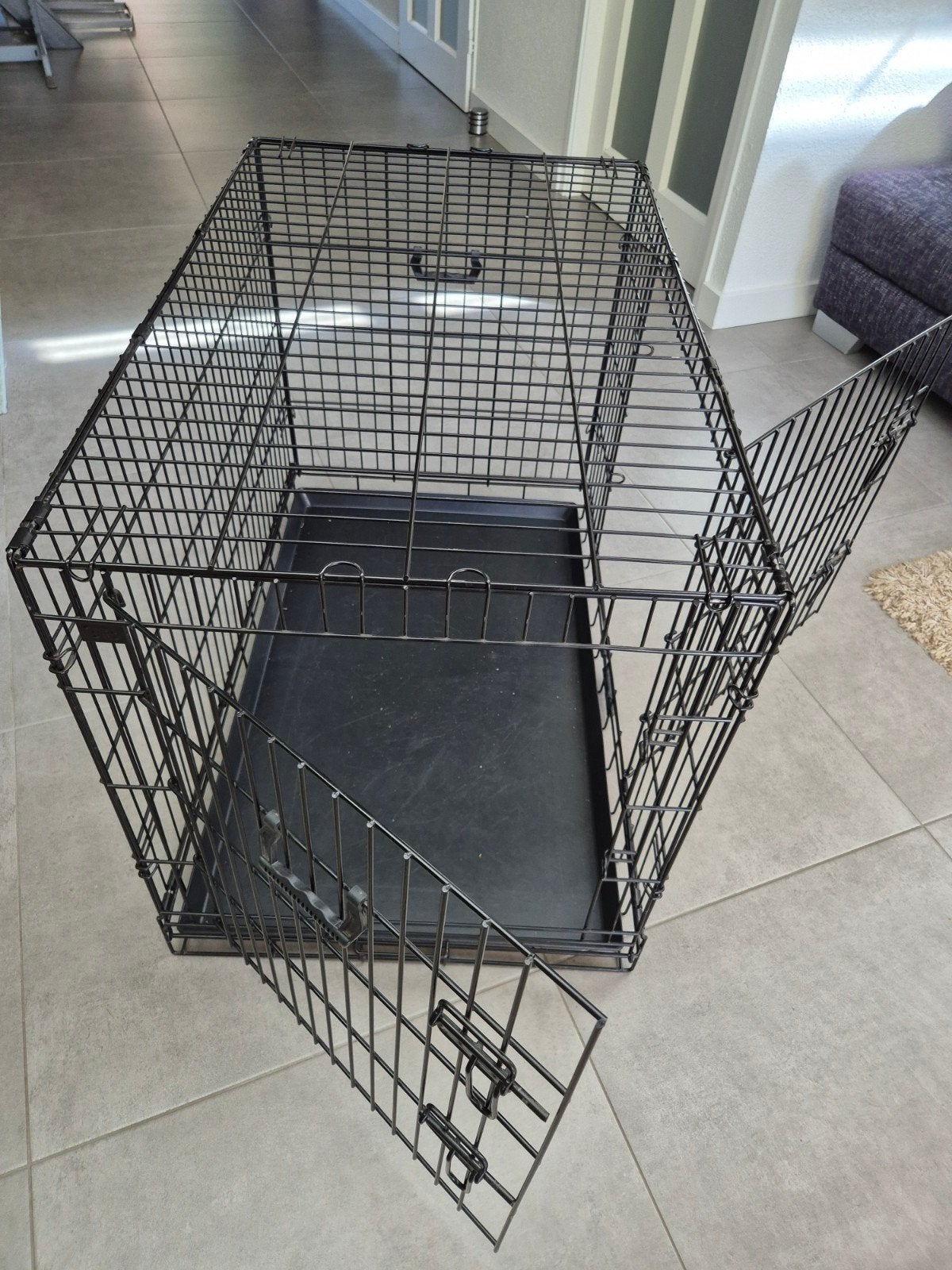 hondenbench, Dieren en Toebehoren, Hondenhokken, Ophalen, Zo goed als nieuw, 75 tot 110 cm, Minder dan 65 cm