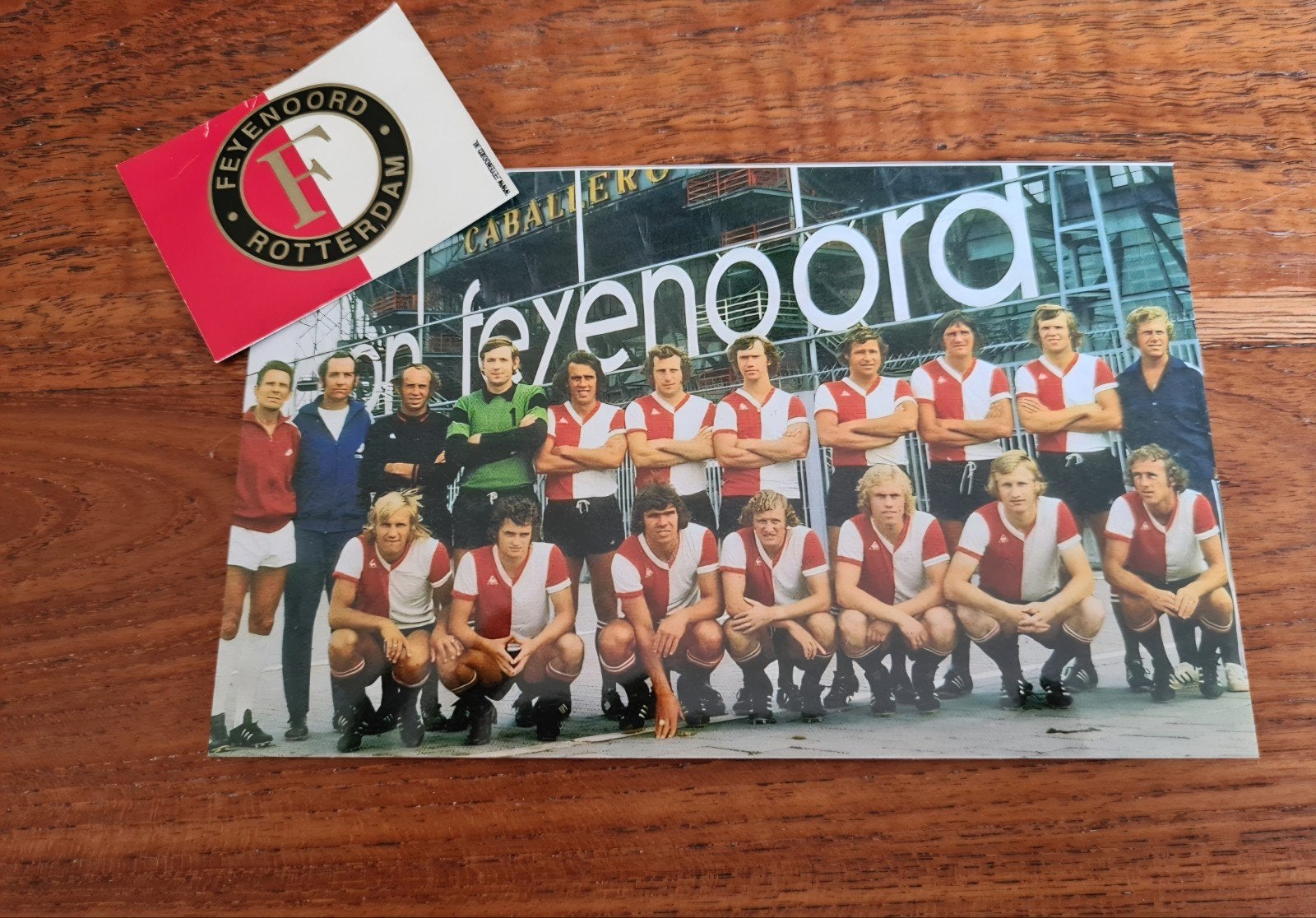 Feyenoord 1973/74 Uefa-Cup
en Landskampioen.
De gehele selec, Ophalen of Verzenden, Feyenoord, Overige typen