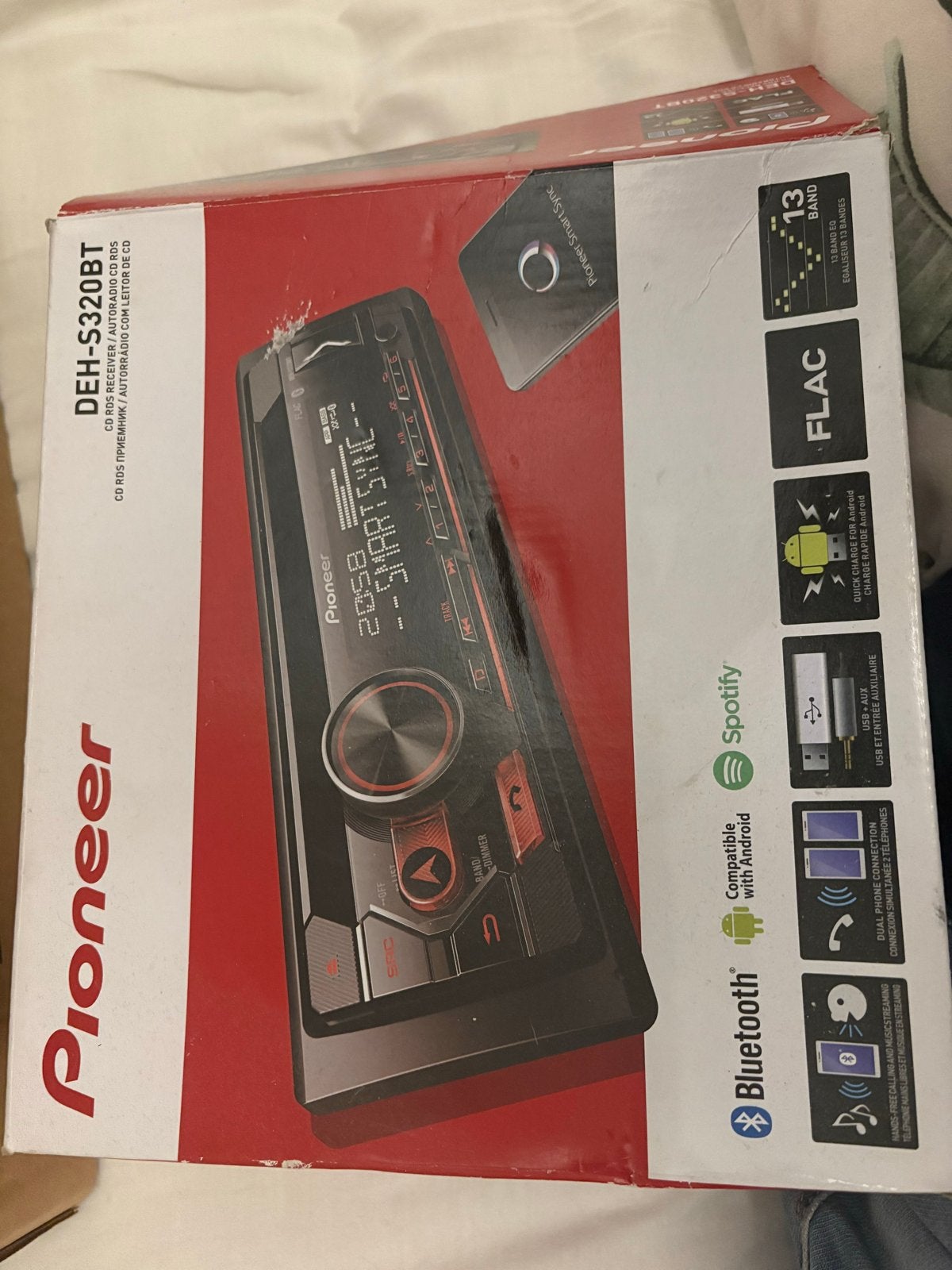 Pioneer DEH-S320BT Autoradio met Bluetooth en Smart Sync, Ophalen, Zo goed als nieuw