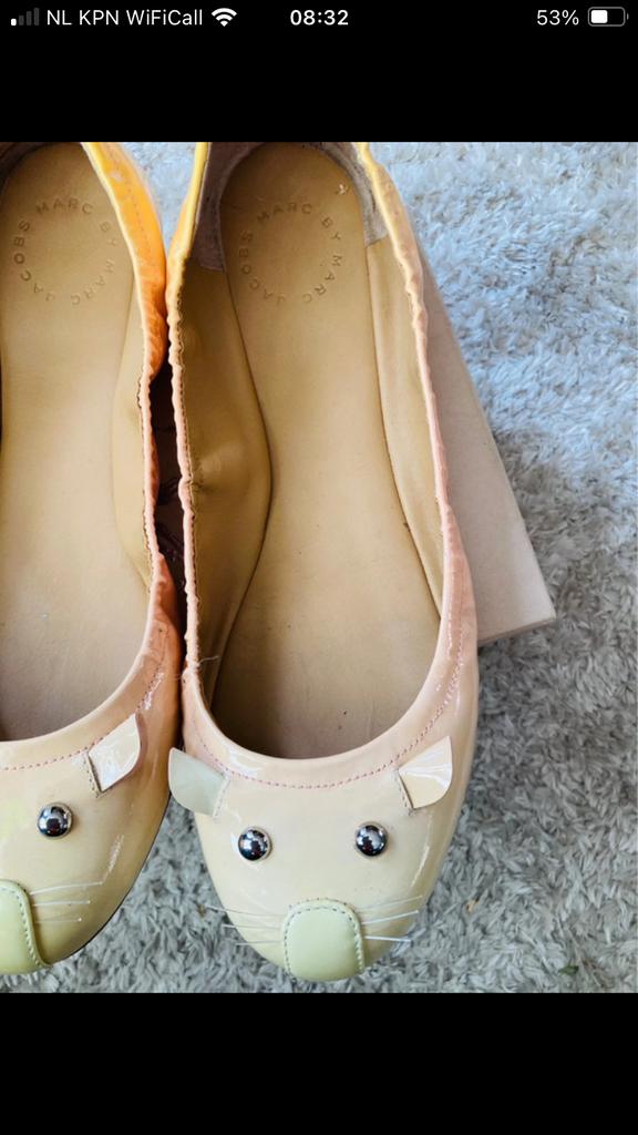 Marc by Marc Jacobs Baller maat 39.5, Overige kleuren, Gedragen, Ballerina's, Ophalen of Verzenden