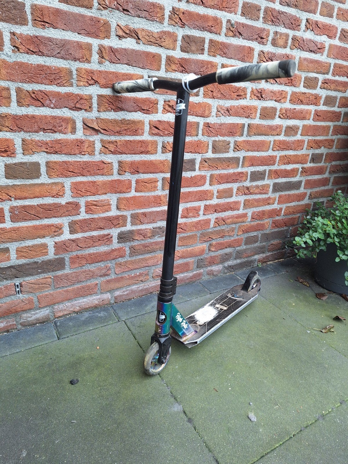 Stuntstep - Gebruikt maar functioneel, Fietsen en Brommers, Ophalen of Verzenden, Gebruikt, Overige typen, Story