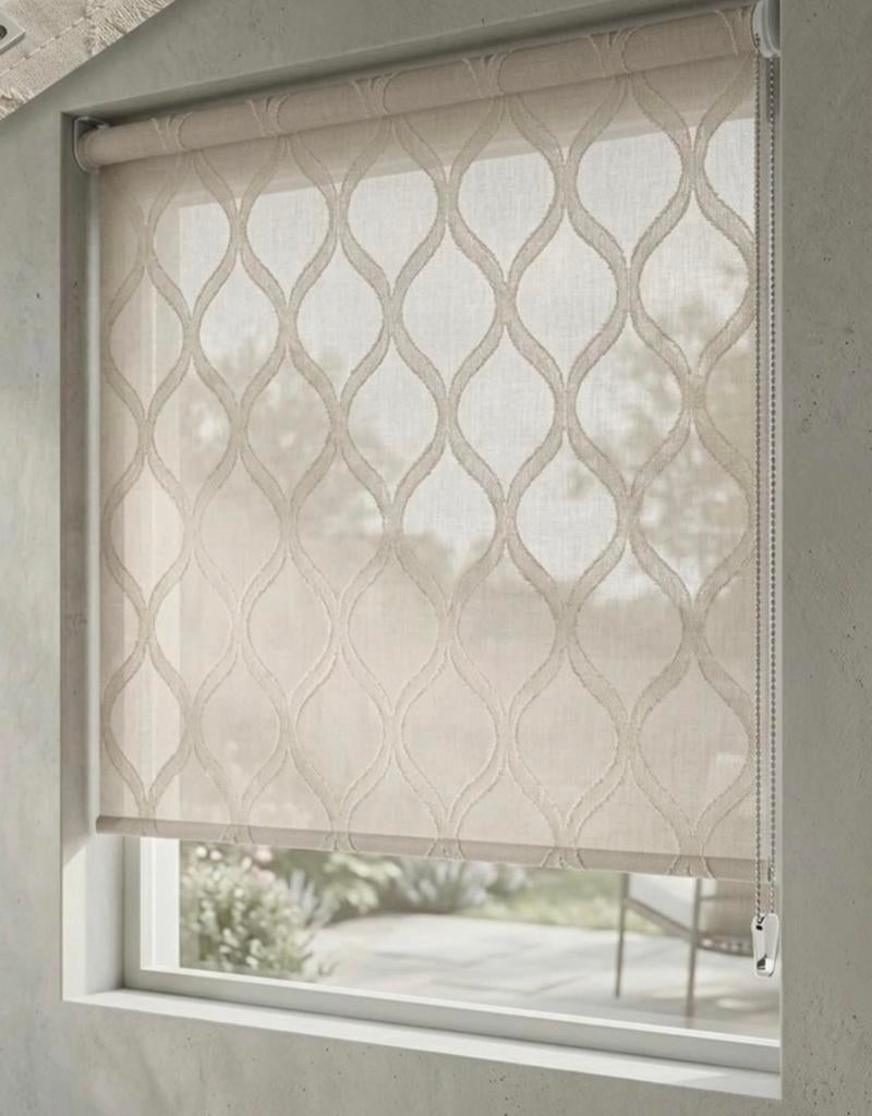 Roller blinds, Huis en Inrichting, Stoffering | Gordijnen en Lamellen, Gebruikt, 100 tot 150 cm, Wit, Zebra textil