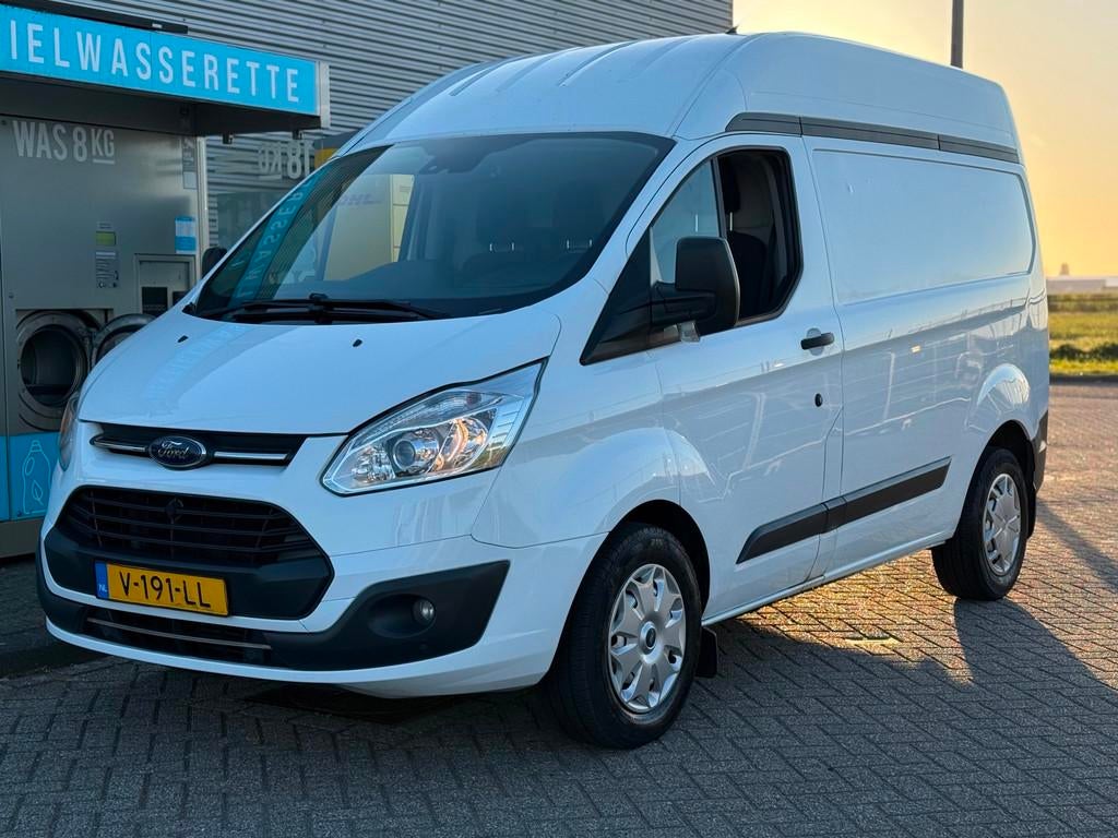 Ford Transit Custom 290 2.0 TDCI L1H2 Bj 2018 Automaat Airco, Auto's, Bestelauto's, Te koop, 360° camera, ABS, Achteruitrijcamera