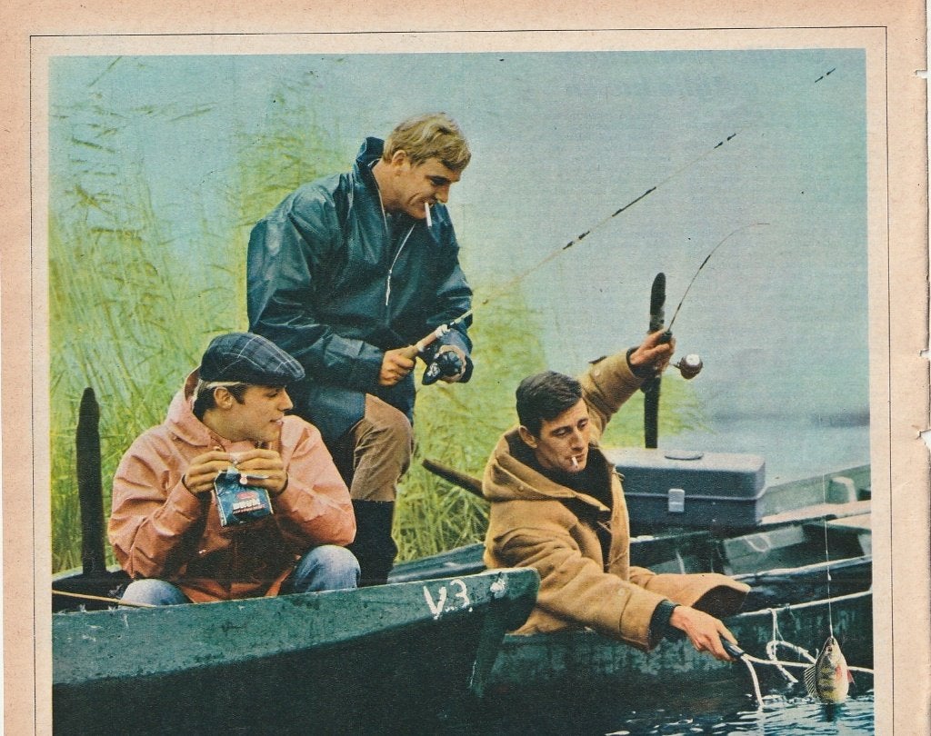 retro reclame 1966 Drum shag vereisten voor visdag, Verzenden, Overige typen