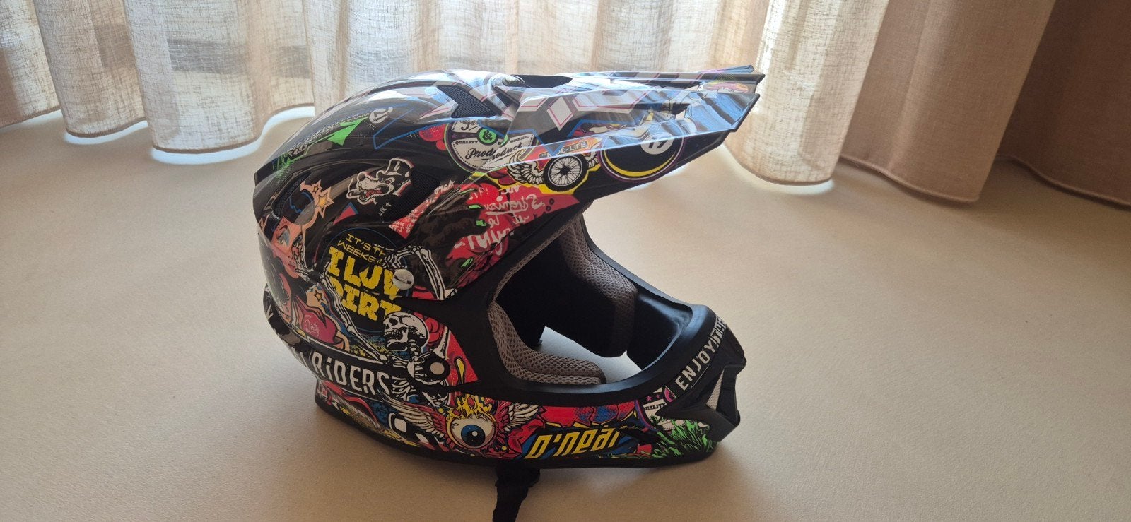 BMX helm O'neal kind, Ophalen, Zo goed als nieuw, Staal