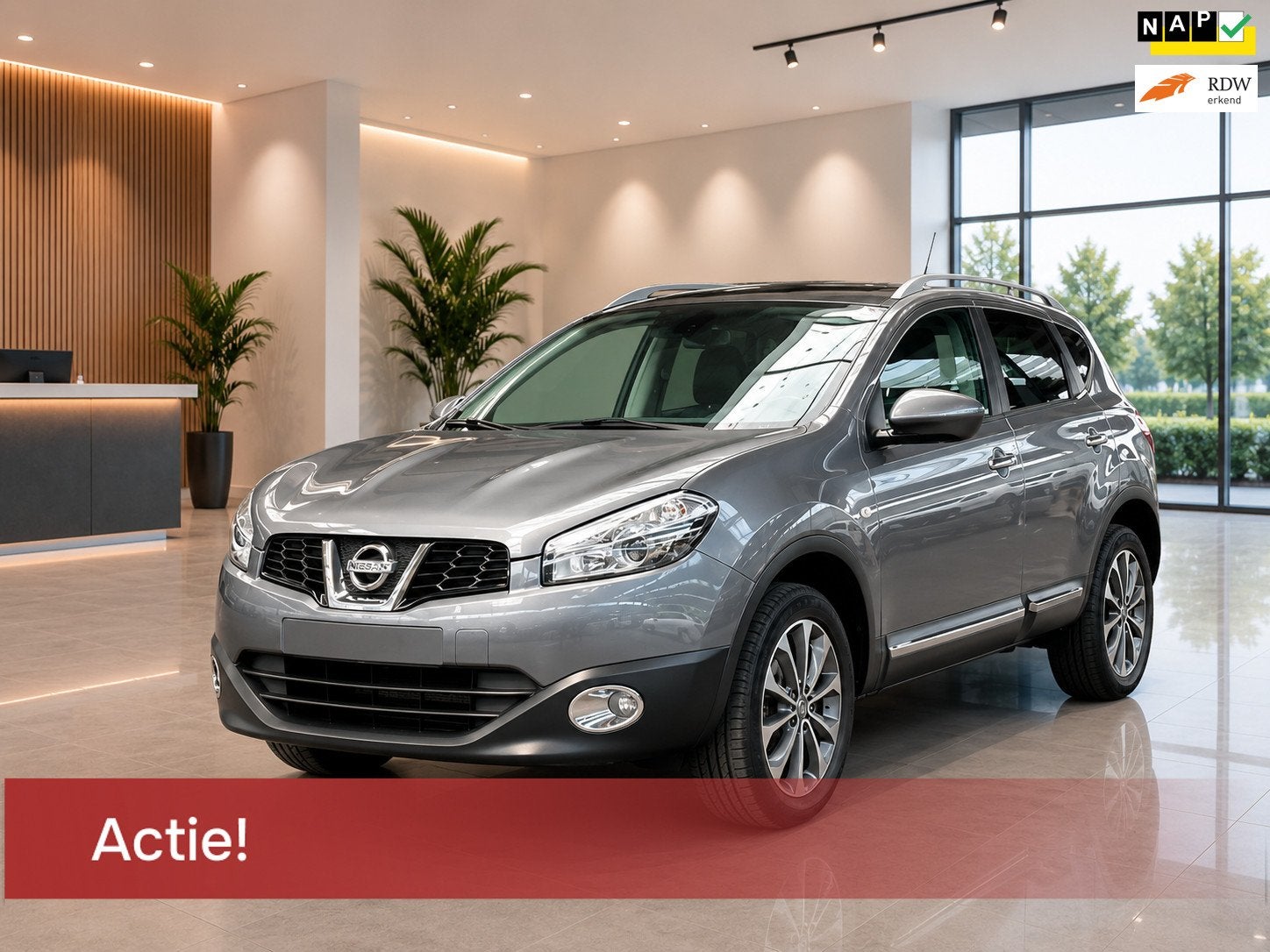 Nissan Qashqai 1.6 5D NAP KM'S NAVI SCHERM AIRCO PANORAMADAK, Gebruikt, 1225 kg, 4 cilinders, Origineel Nederlands