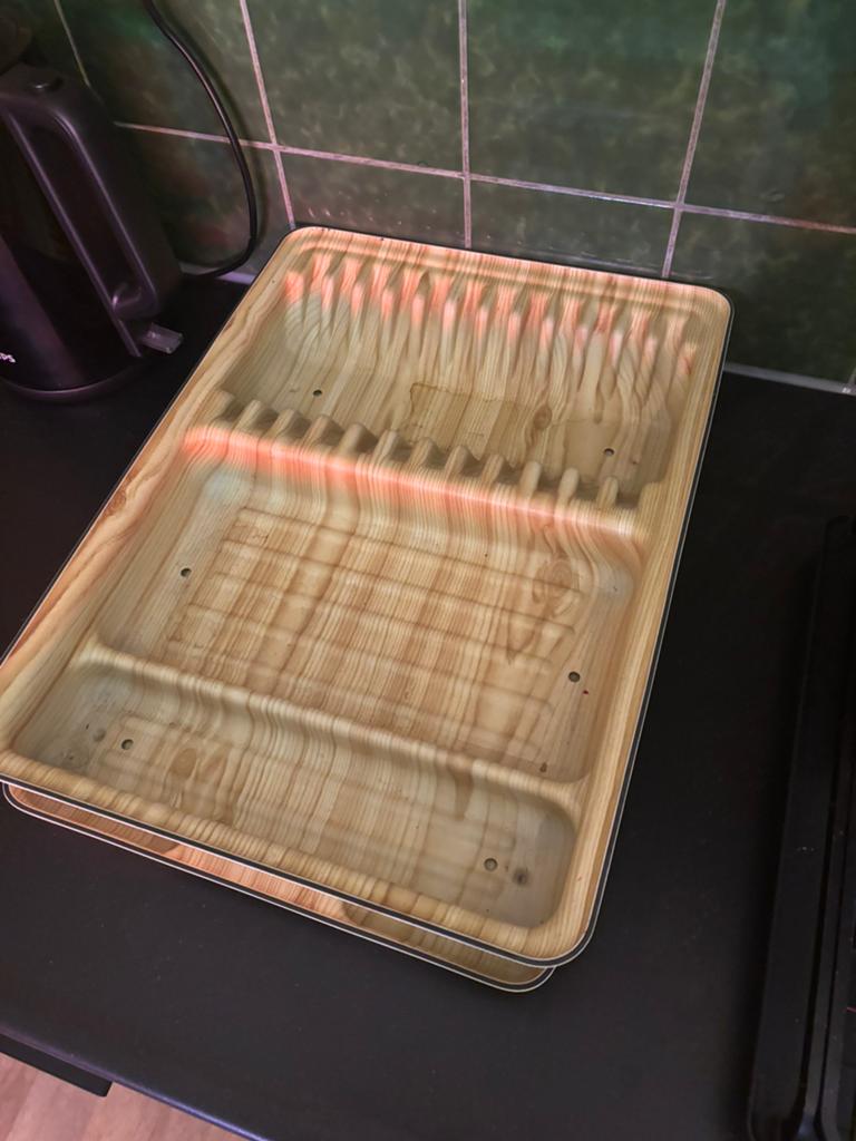 Afdruiprek voor de vaat, Ophalen, Zo goed als nieuw, Rechthoekig, Riet