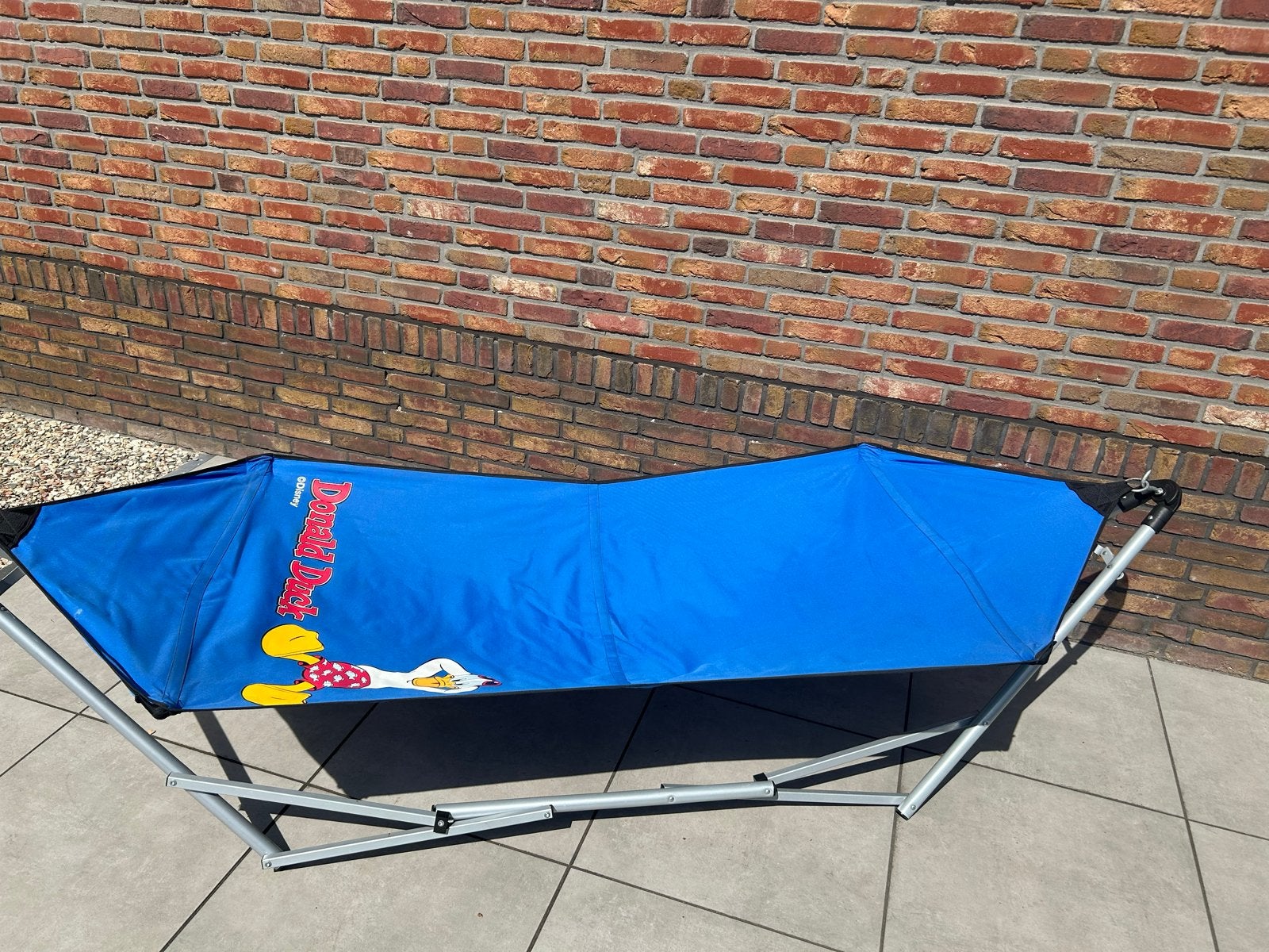 Donald Duck hangmat met standaard en draagtas, Ophalen, Eenpersoons, Binnen, Gebruikt