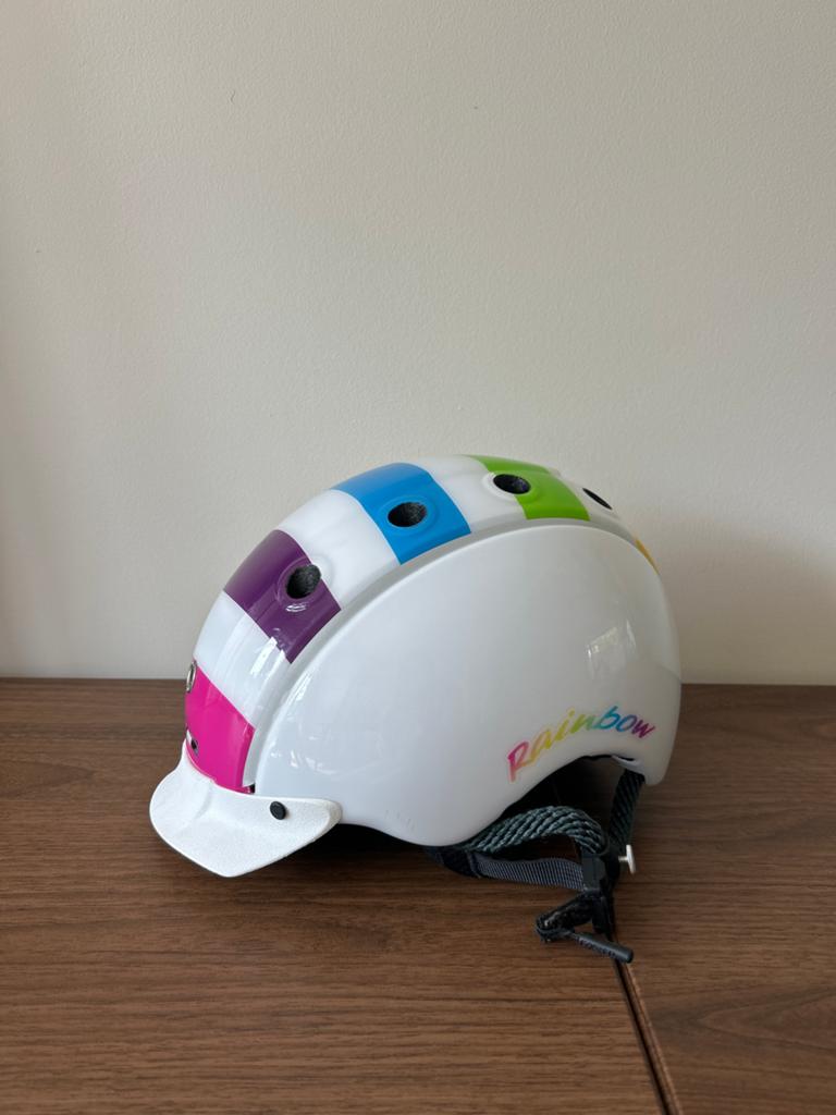 Mooie verstelbare kinderfietshelm - Maat S (52-56 cm), Ophalen of Verzenden, Zo goed als nieuw, S, Jongen of Meisje