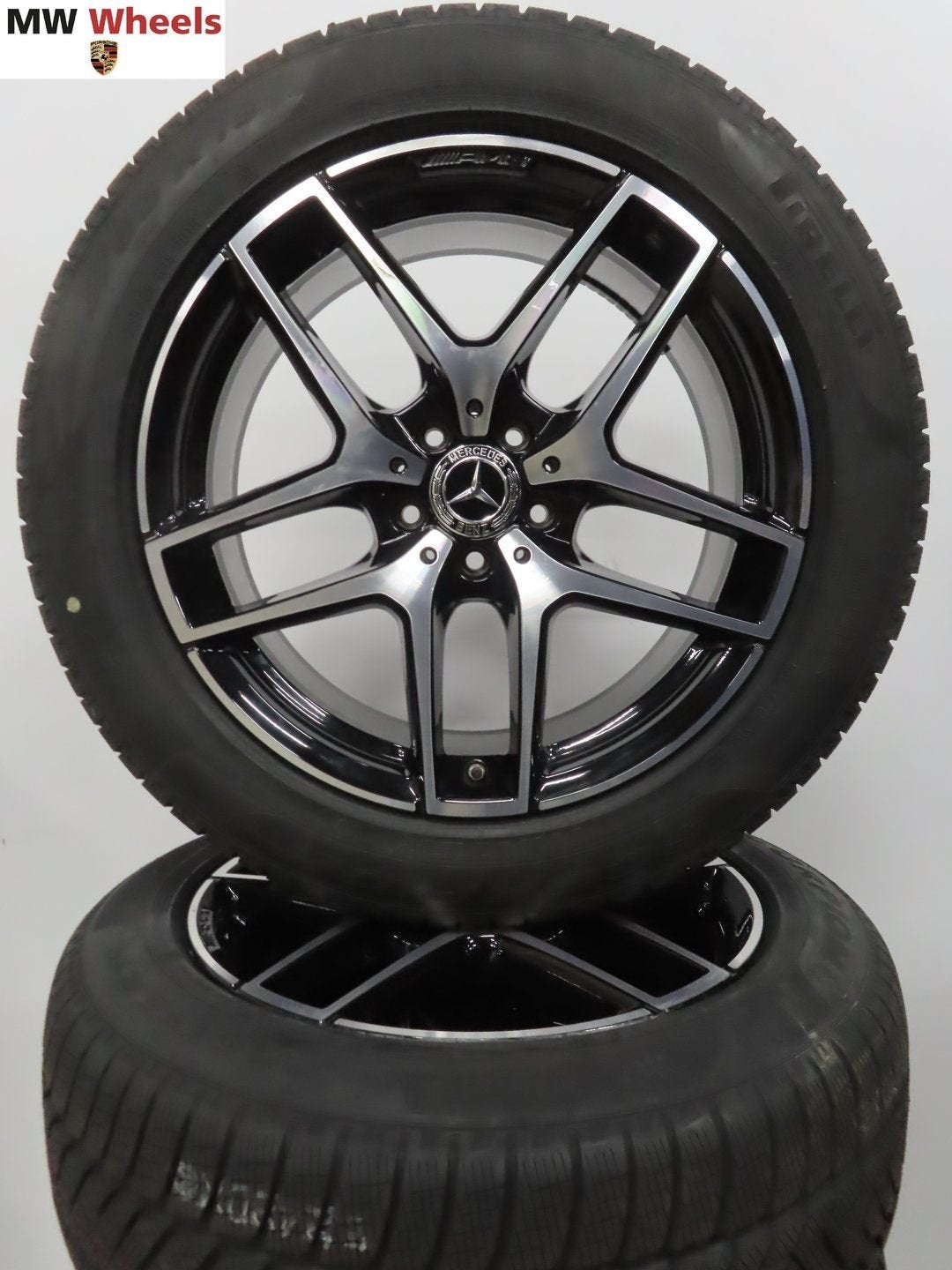 Mercedes W253 AMG 19 inch velgen GLC winterbanden nieuw, 19 inch, Gebruikt, 255 mm, -